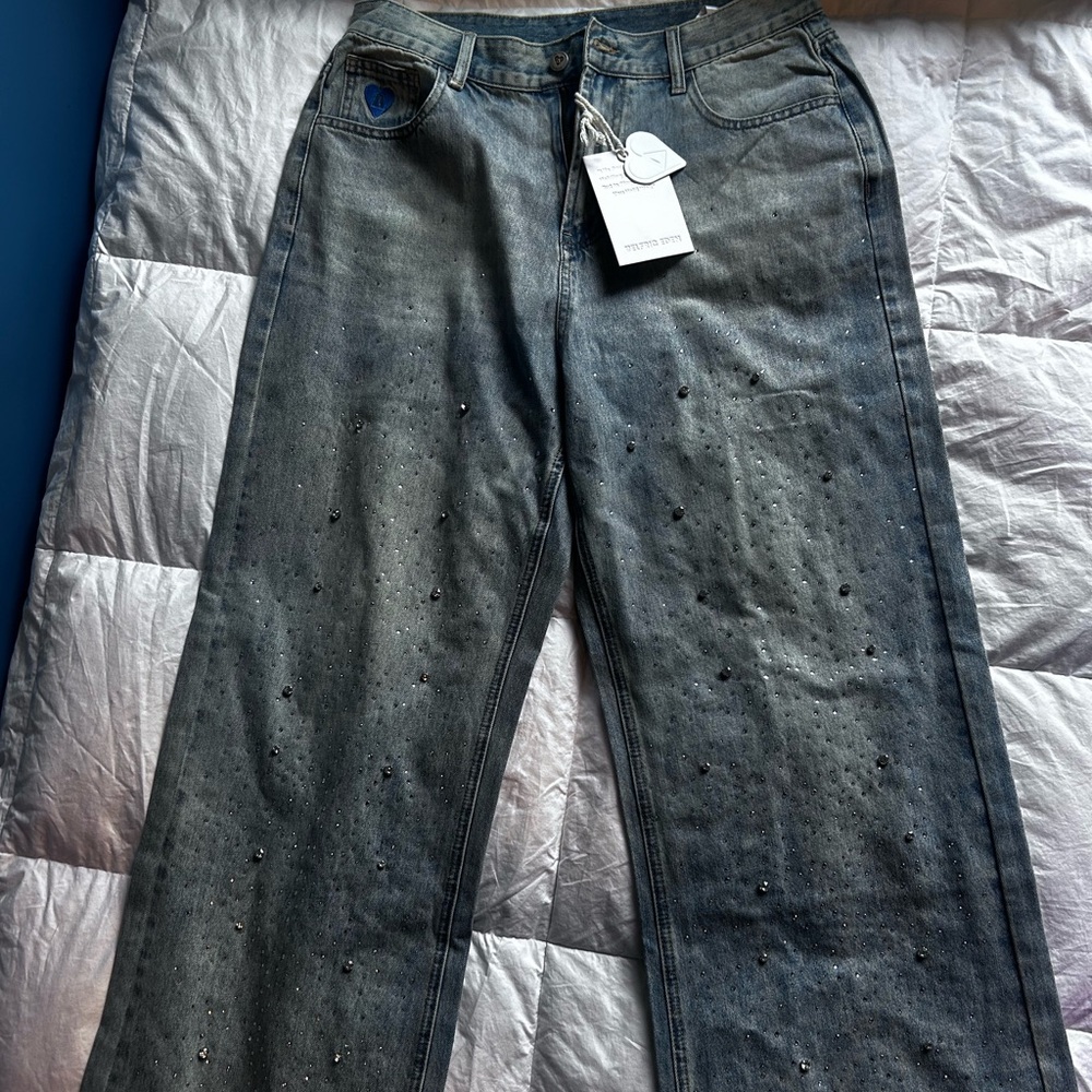 Aelfric Eden Blue Straight Leg Jeans